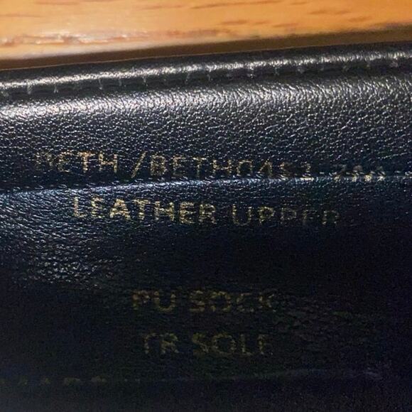 Steve Madden Beth Chunky Heel Platform Leather Loafers- Size 7 (6)Black Women's - Picture 6 of 7